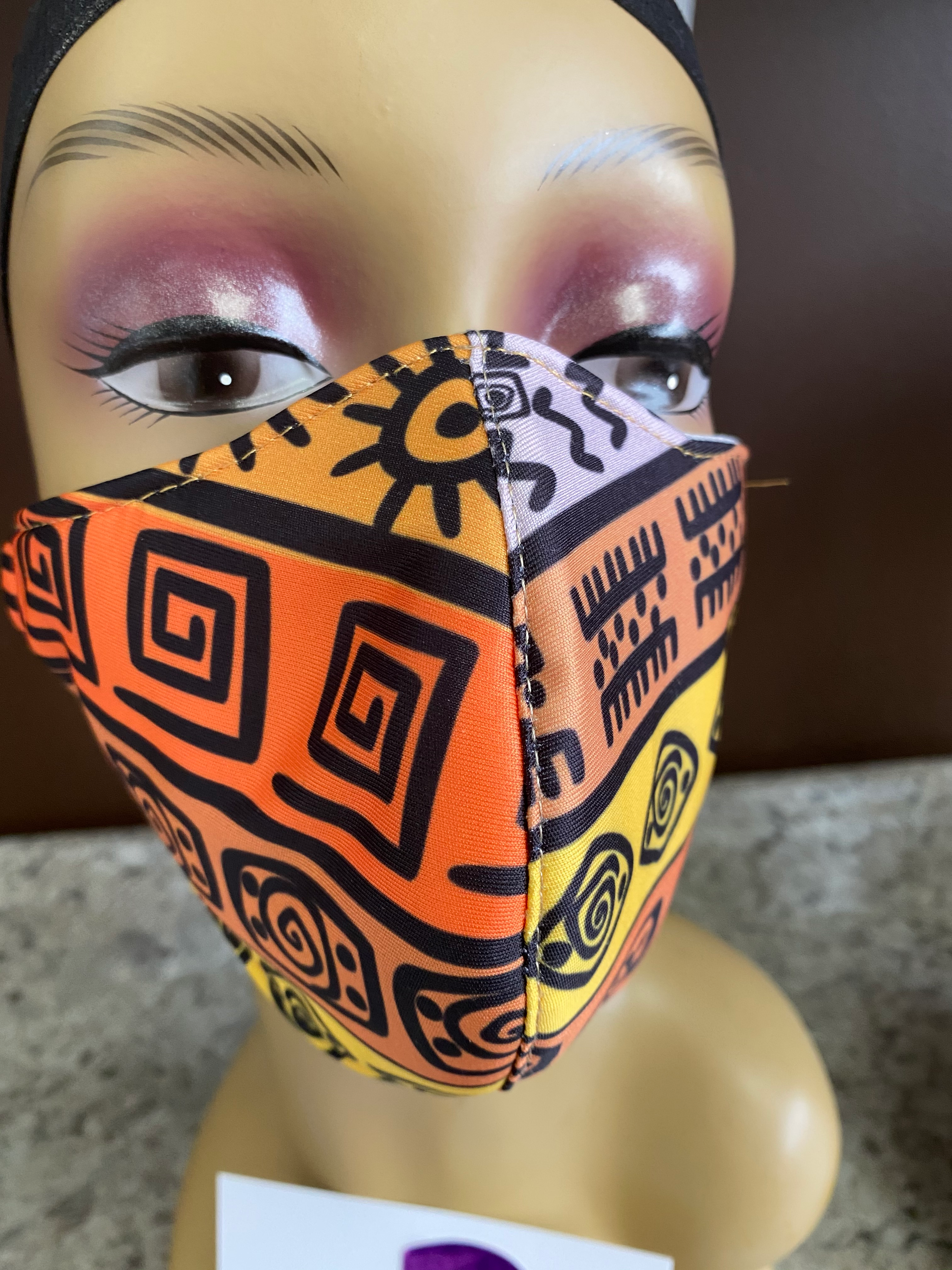 Tribal Print Mask